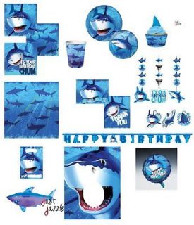   Jaws Ocean Birthday Party Supplies You Pick Plates Balloons Decor