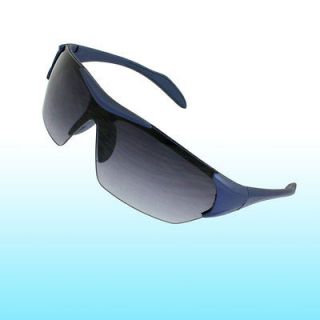 Black Uni Lens Dark Blue Plastic Frame Sport Sunglasses for Children
