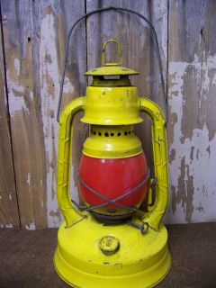   Yellow DIETZ Little Wizard Railroad Lantern Lamp 13 x 8 New York