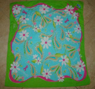 lilly pulitzer breast cancer ford cotton square scarf