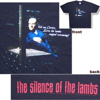 SILENCE OF THE LAMBS TELL ME CLARICE T SHIRT LARGE NEW LICENSED