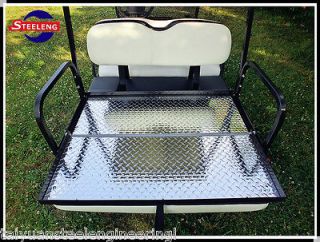Rear Flip seat kit for Club Car Golf Cart DS Model (Buff)