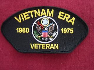 Patch VIETNAM ERA   1960/1975   VETERAN embroidered emblem, # 