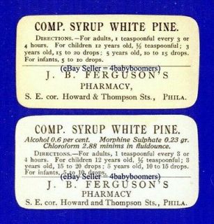 morphine narcotic documents history opium bottle label from thailand 