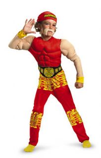 boys hulk hogan tna wrestling costume size small 4 6