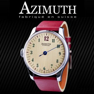 SWISS AZIMUTH BACK in TIME WHISKEY WATCH with ANTI CLOCKWISE MOTION 