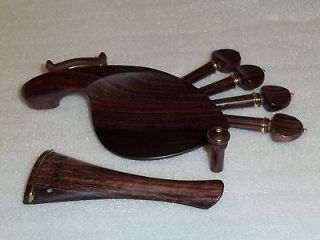 old violin shop fitting set rosewood french style parts expedited 