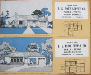 1950 ad blotters atomi c ranch home plan kenbridge