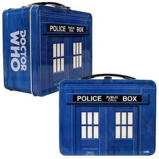 Doctor Who TARDIS Tin Tote Case Police Lunchbox LE 4th Dr Tom Baker 