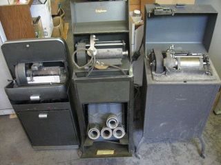 Dictaphone Edison Ediphones vintage wax cylinders