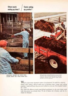 1966 Ad International Harvester Farm Machines Agriculture Auger 