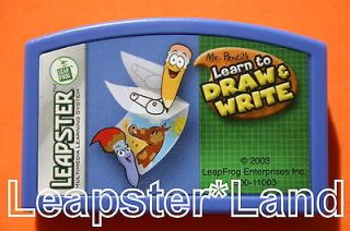 Leapster 2 Leapfrog Mr. Pencils LEARN TO DRAW AND WRITE Cartridge 