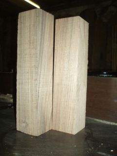 English Walnut wood turning spindle blanks. 50mm square