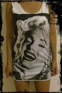 Marilyn Monroe Vest** Free Size Tank Top Singlet T Shirt **Sizes S 