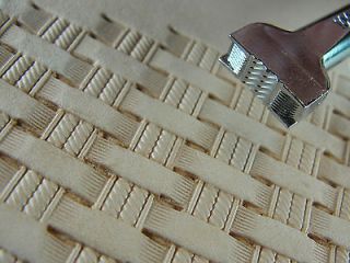   Series   Double Rope Basket Weave Stamp (Leather Stamping Tool