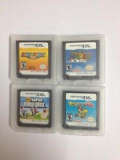   Super Mario Bros and Mario 64 and Mario Party and Yoshi Island for ds