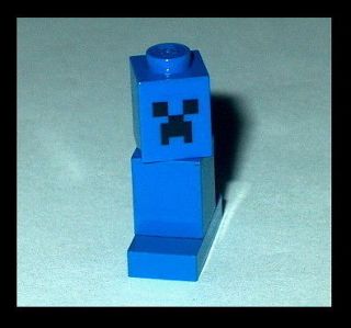GAME Lego Minecraft BLUE Mini Creeper NEW Custom 21102 (db)