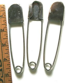 Nickel over Brass Laundry Safety Pins Key Horse Blanket Large 5 EUC