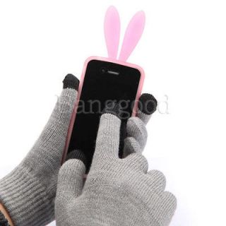 Capacitive Touch Screen Gloves Hand Warmer for iPhone 4 4G 4S 