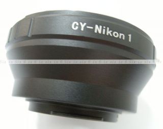   CY Mount Lens to Nikon 1 J1 N1 V1 Camera Adapter Without Tripod