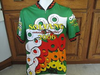 Solvang California century ride 2006 bicycle cycling jersey large 