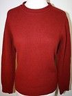 ralph lauren deep red angora wool cashmere sweater s expedited