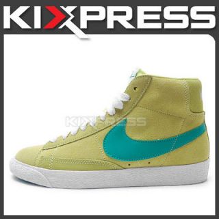 Nike WMNS Blazer Mid SDE [511486 331] NSW Suede Liquid Lime/New Green 