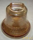 vintage glass liberty bell piggy coin money bank enlarge buy