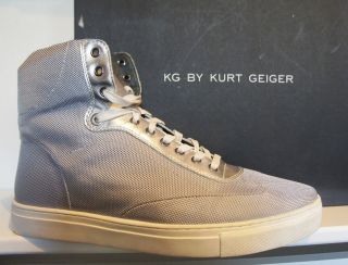 kurt geiger leather silver lucas sports hi tops more options size from 