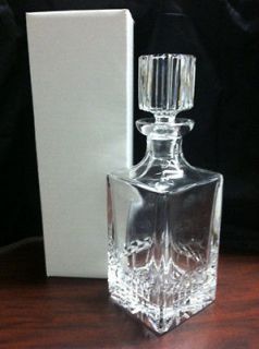 hand cut 24 % lead crystal decanter with gift box