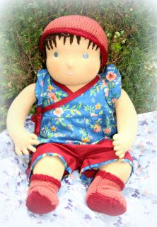 WALDORF STEINER GORGEOUS LIFE SIZE BABY DOLL 60 CM HIGH   SO SO CUTE 