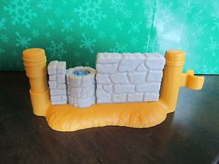 Fisher Price Little People Christmas manger nativity new stone fence 