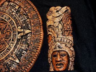 large 17 aztec stone calendar mayan sun plaque maya wall