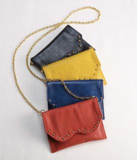 NEW Mud Pie Studded Envelope Cross Body Clutch Four Colors