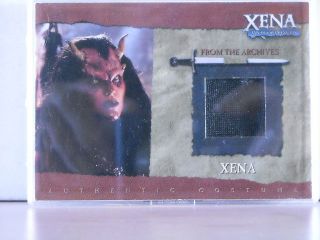 Xena Warrior Princess Season 6 Costume Card R5 Demon Xena Lucy Lawless