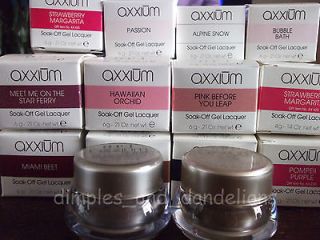 OPI AXXIUM Soak Off Gel Lacquer Variety of COLORs FULL SIZE .21oz/6g 