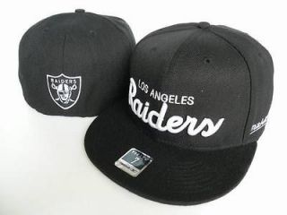 los angeles raiders mitchell ness fitted cap hat time left