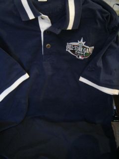2001 Major League Baseball All Star Game Mens Embroidered Polo Shirt 
