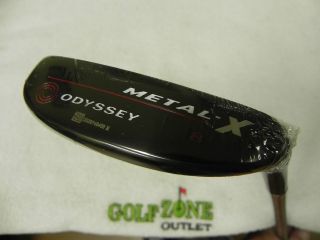 NEW IN PLASTIC∞ ODYSSEY METAL X #8 PUTTER RH 35 WITH MATCHING 