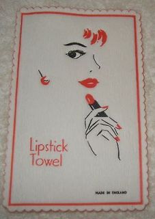   Vintage or Antique Urchin Disposable Lipstick Towels Freund Mayer