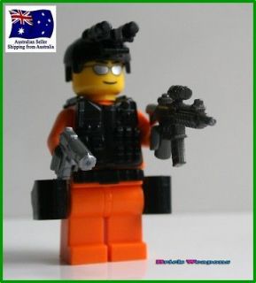 Lego Custom Minifigs   Modern warfare Combat Soldier #4   Weapons 
