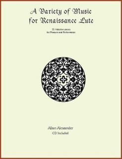 Variety of Music for Renaissance Lute Book/CD French Tablature