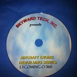 Skyward Tech Aircraft Engine Rebuilding Series Lycoming O 360 DVD