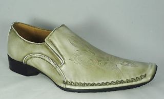 italian style leon men s ivories slip on dress shoe