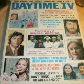 Daytime TV February 1976 soap opera Levin Gleason Brown Stewart Murray 