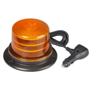 33V LED Warning Light Rotating Beacon Flashing Strobe, Magnetic Base