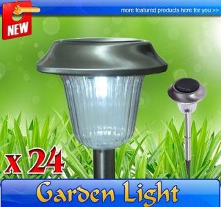24pcs Outdoor Powered Spotlight Solar LED Garden Light CHRISTMAS DAY