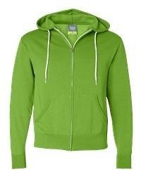   Full Zip Hooded Sweatshirt Hoodie Independent Trading S 3XL Lime Green