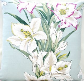 Square Cushion Pillow Cover Manuel Canovas Fabric Telma Floral Printed