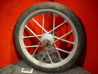   Regency Front Wheel Rim & Tire 16 x 3.15 Grimeca @ Moped Motion